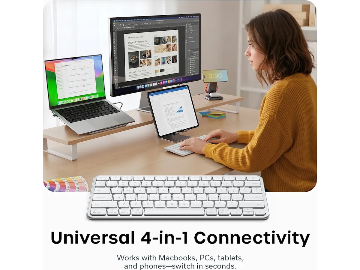 Satechi EX1 Slim trådløst tastatur nordisk layout Tastatur