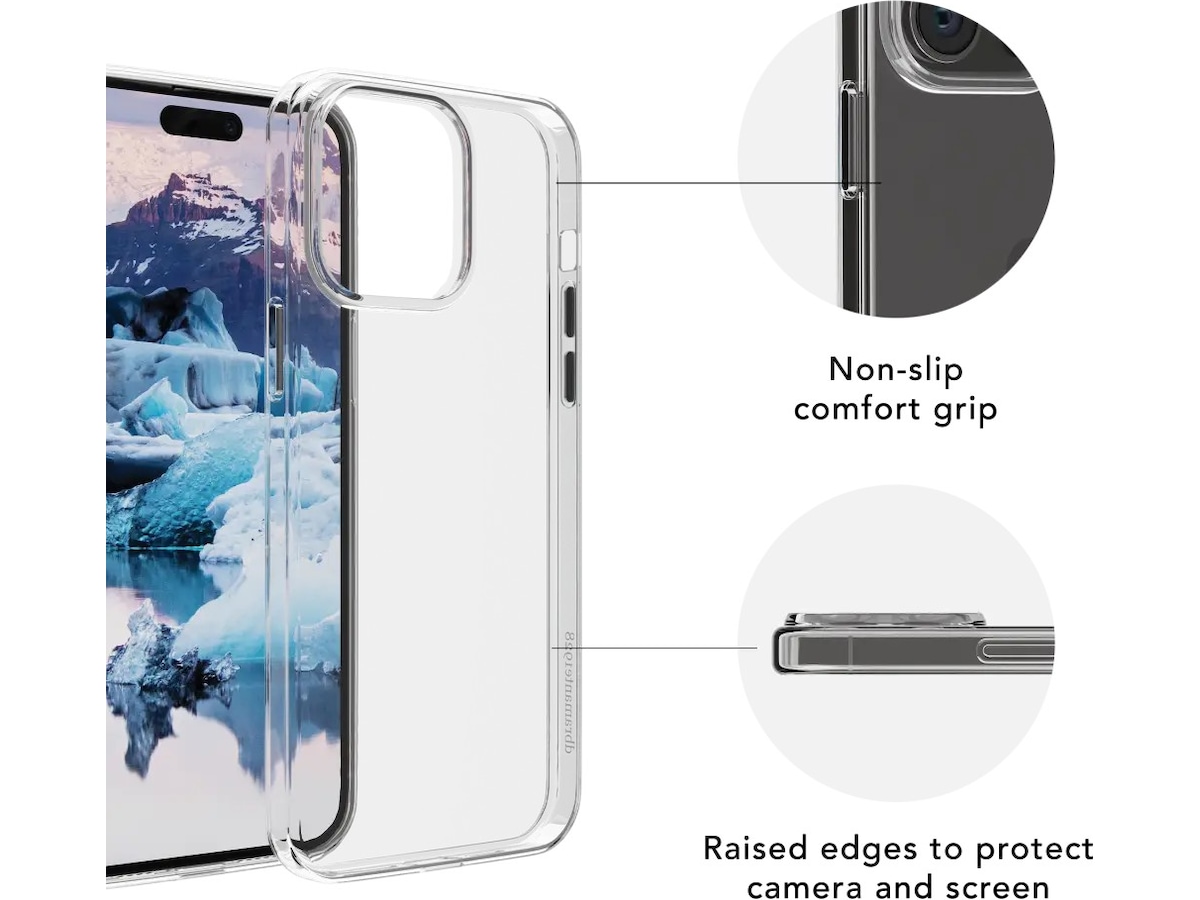 dbramante1928 iPhone 15 Plus Greenland deksel (gjennomsiktig) Mobildeksel