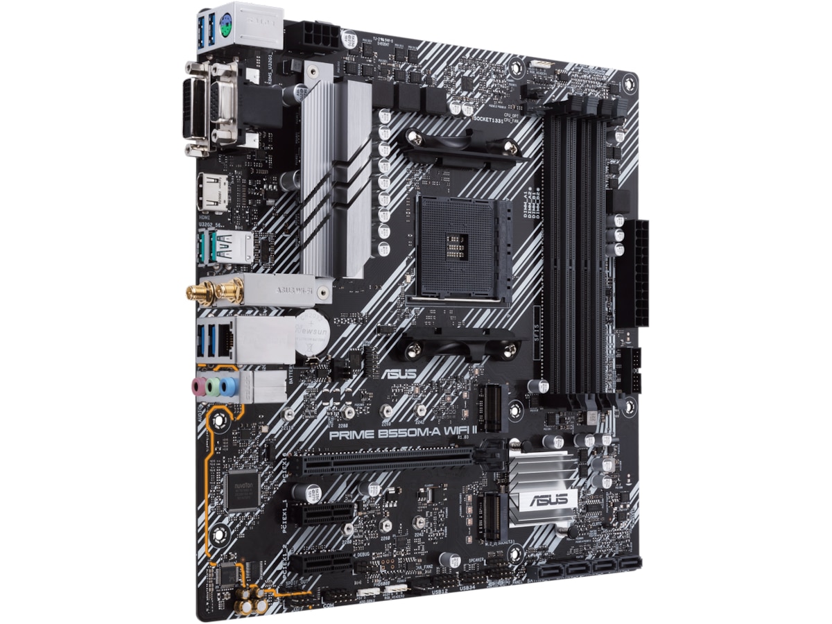 ASUS PRIME B550M-A WIFI II Hovedkort AMD Socket