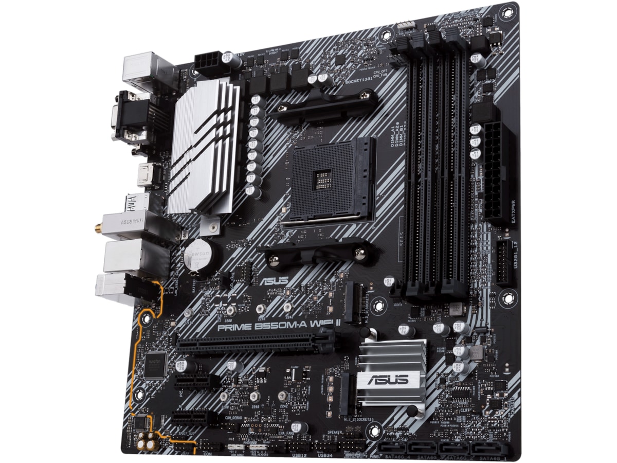 ASUS PRIME B550M-A WIFI II Hovedkort AMD Socket