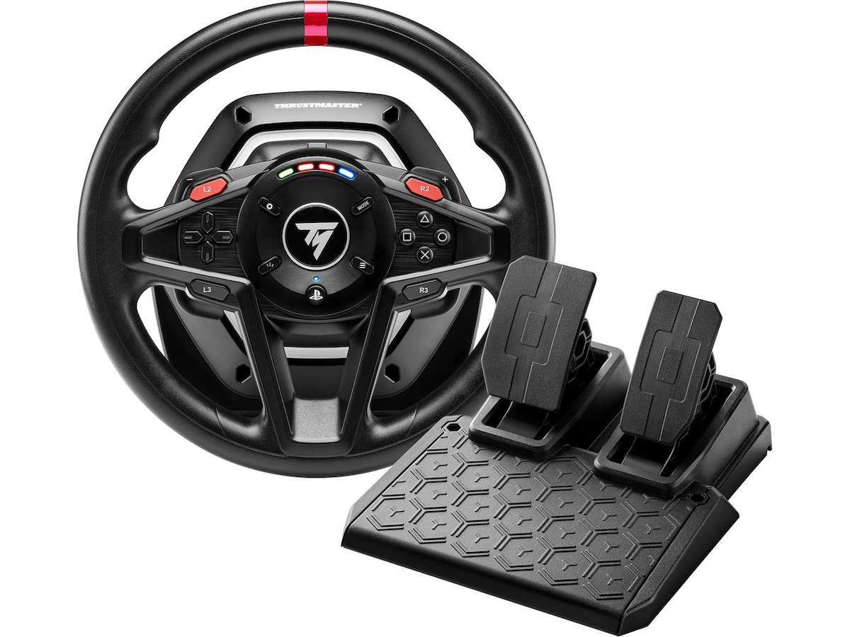 Thrustmaster T128 PlayStation (sort) Ratt og pedaler