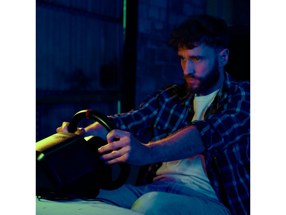 Thrustmaster T128 PlayStation (sort) Ratt og pedaler