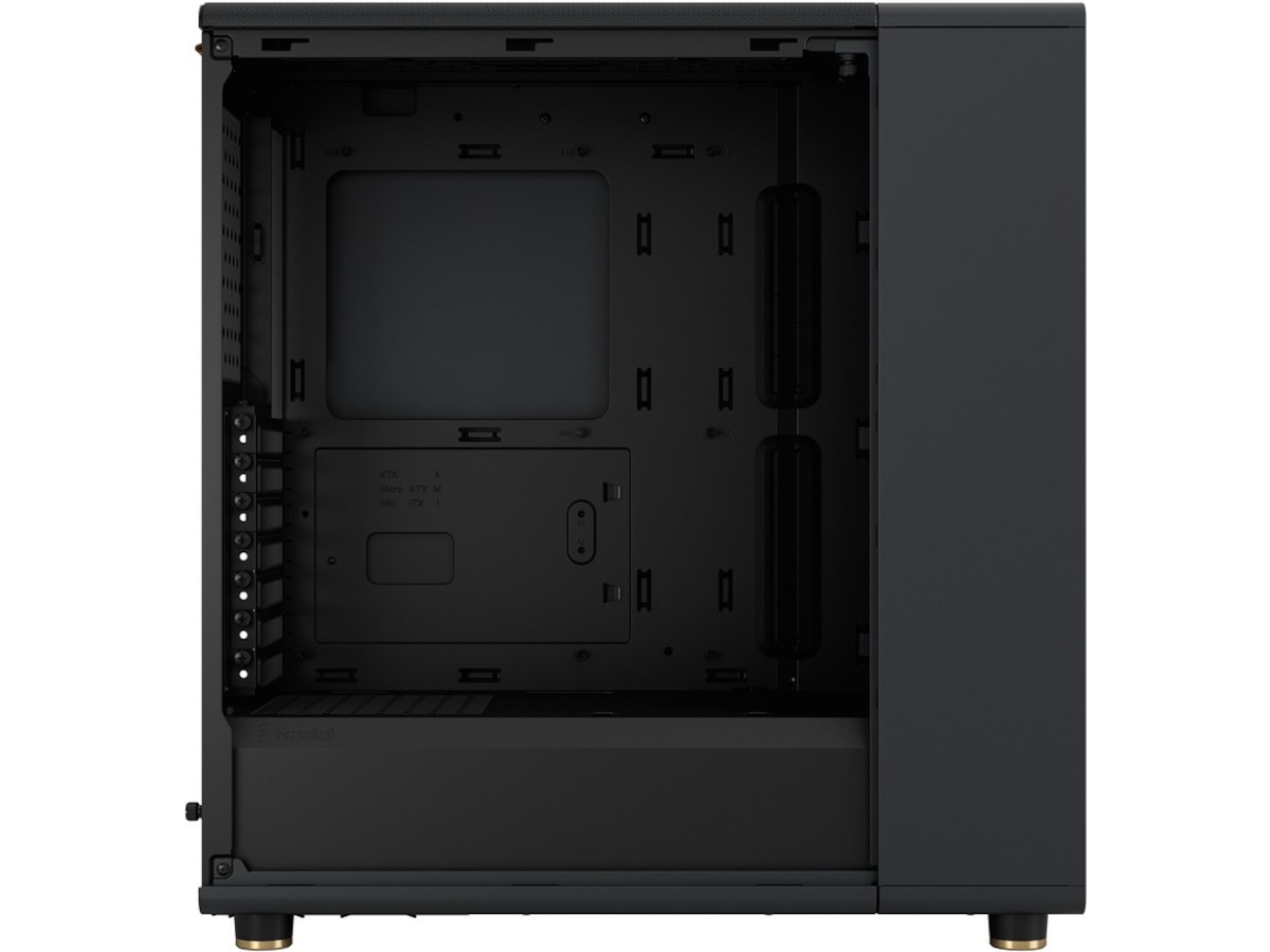 Fractal North Charcoal Black TG Mid Tower Midi tower
