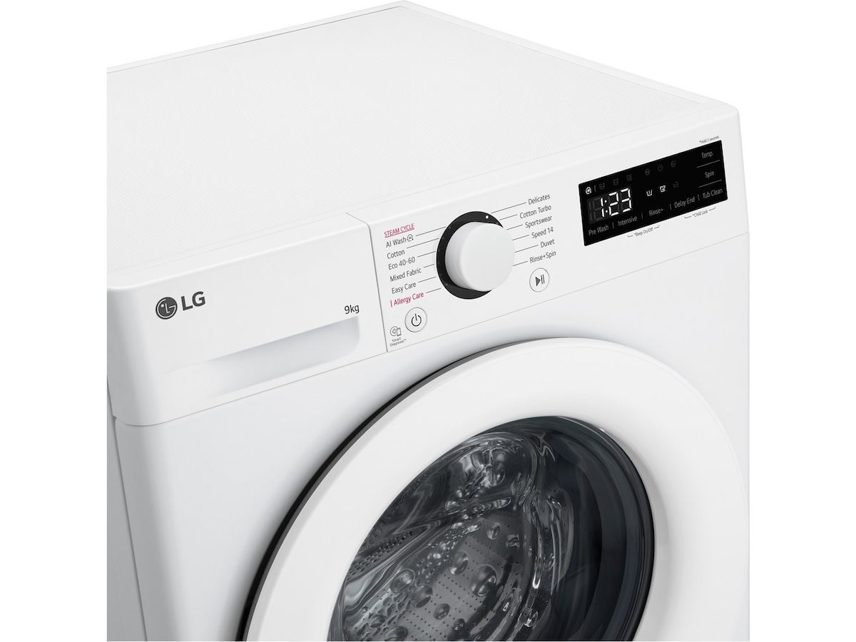 LG F4Y5VYP3W Vaskemaskin (hvit) Vaskemaskin