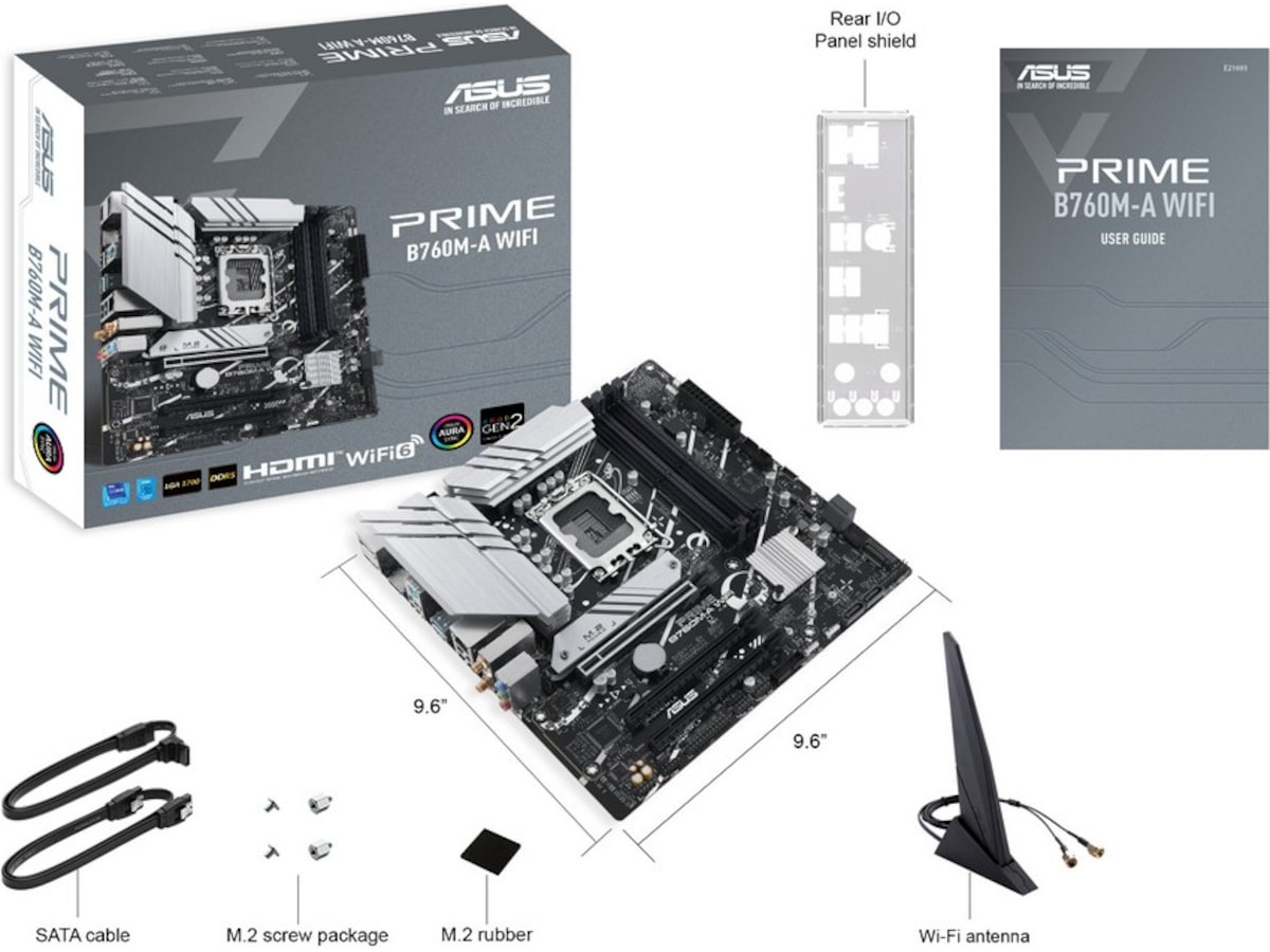 Asus Prime B760M-A WIFI Hovedkort Intel Socket