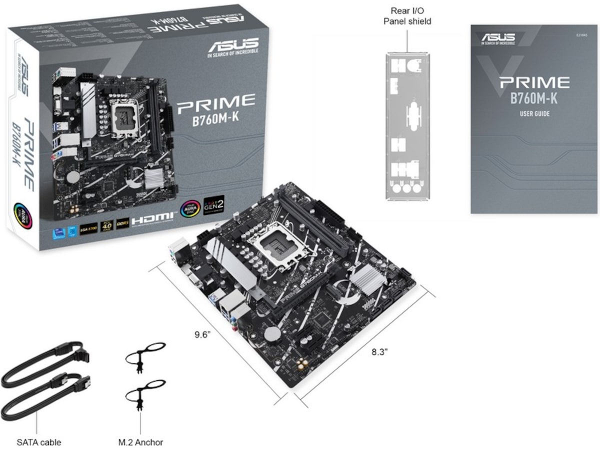 Asus Prime B760M-K Hovedkort Intel Socket