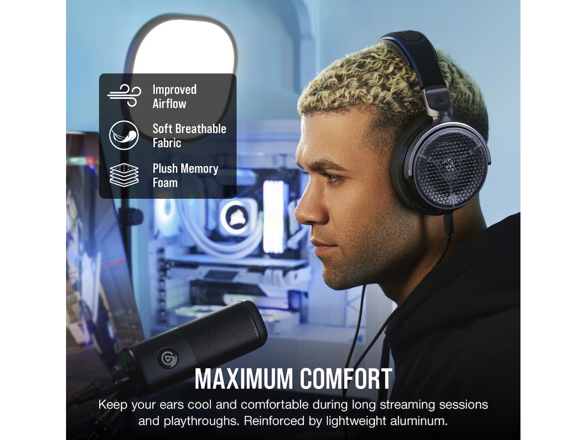 Corsair Virtuoso Pro Gamingheadset (sort) Gamingheadset