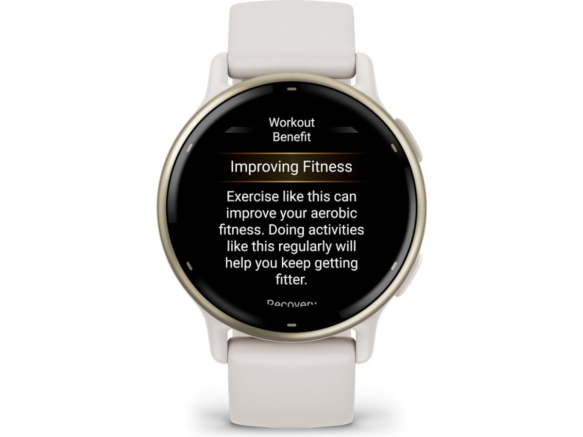 Garmin vivoactive 5 AMOLED Smartklokke (ivory/cream gold) Smartklokker