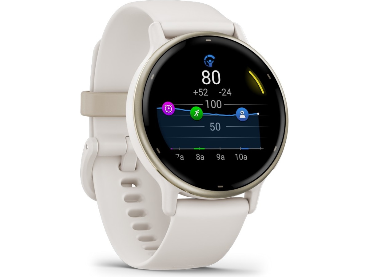 Garmin vivoactive 5 AMOLED Smartklokke (ivory/cream gold) Smartklokker