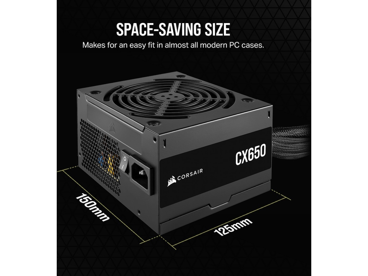Corsair CX Series CX650 650 Watt PSU Enheter