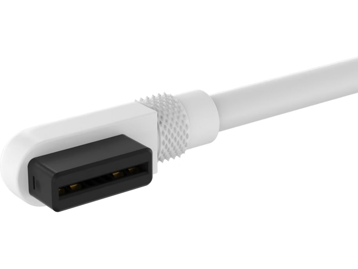 Corsair iCUE Link Kabel 2x 135mm /m Slim 90° (hvit) Tilbehør