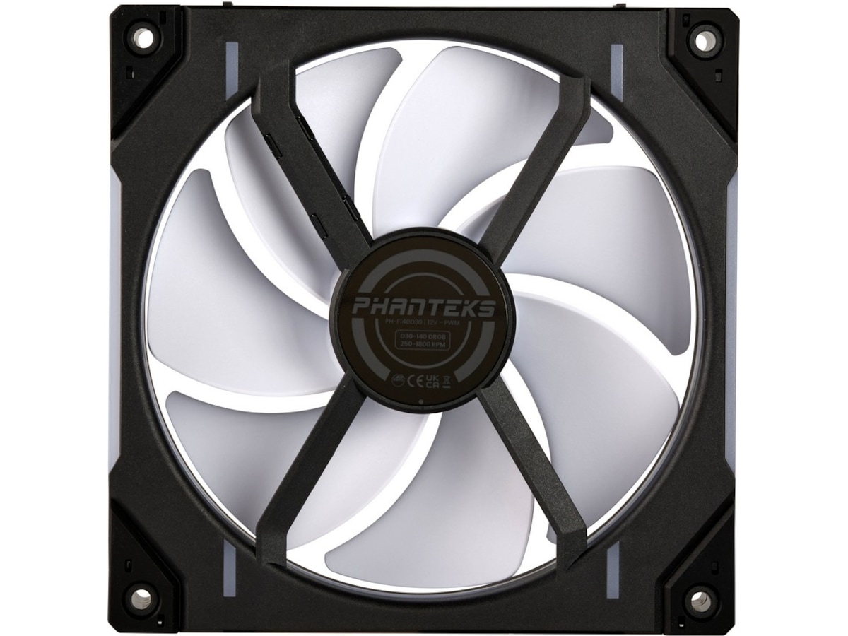 Phanteks D30 140mm PWM DRGB Regular Vifte 3-Pack (sort) Vifter