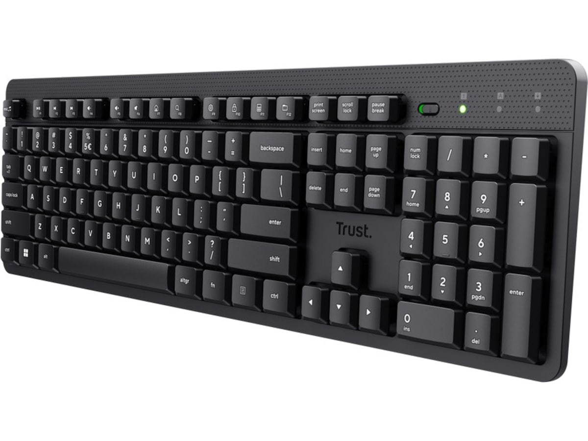 Trust ODY II trådløst tastatur nordisk (sort) Tastatur