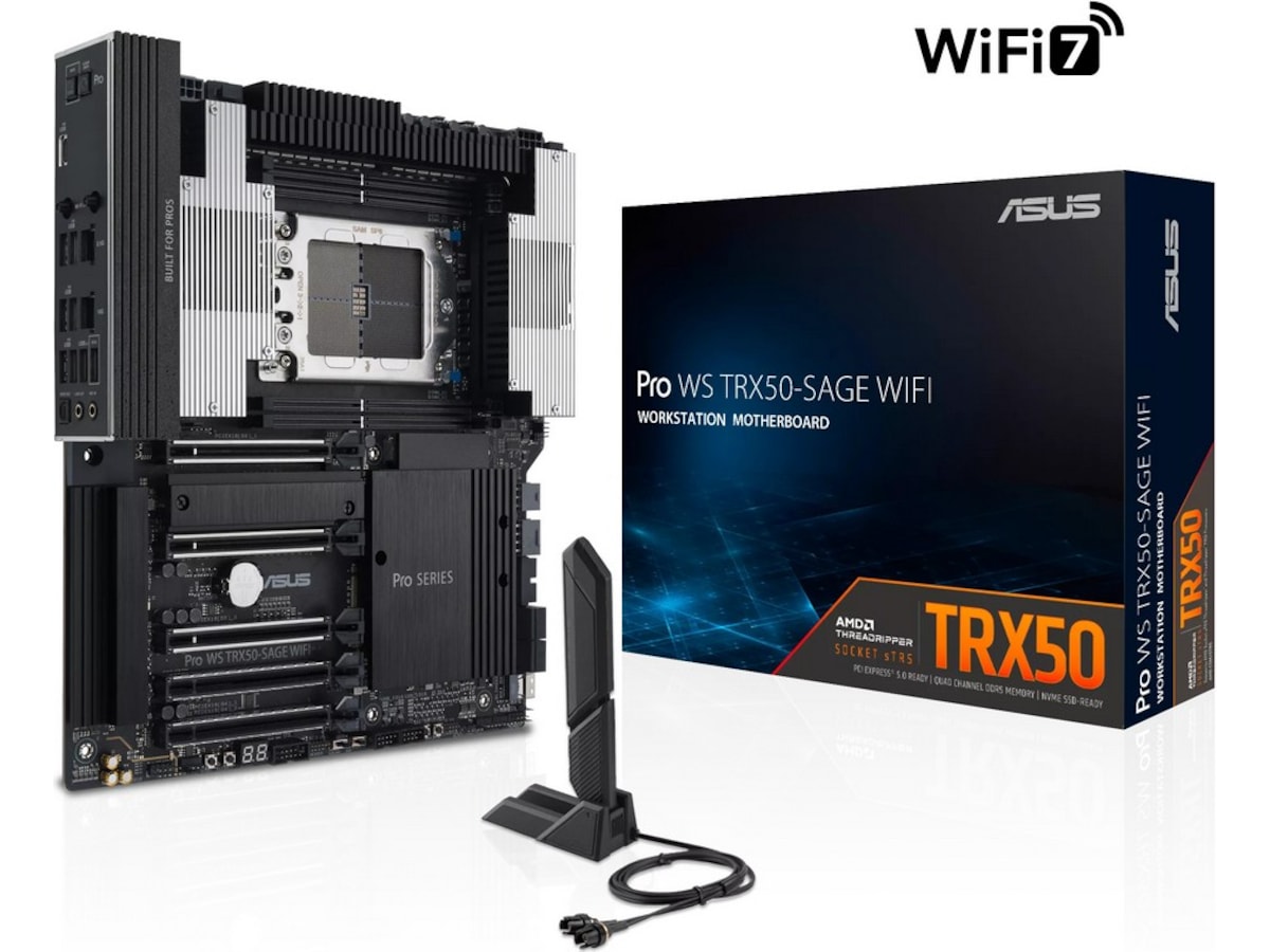ASUS Pro WS TRX50-SAGE WIFI Hovedkort AMD Socket