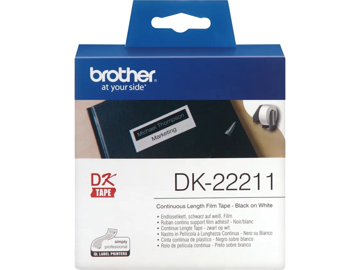 Brother DK22211 Endless Film white Label-produkter
