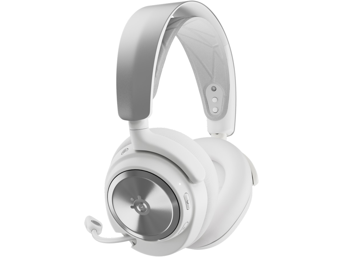 SteelSeries Arctis Nova Pro Wireless P gamingheadset PS5 (hvit) Gamingheadset
