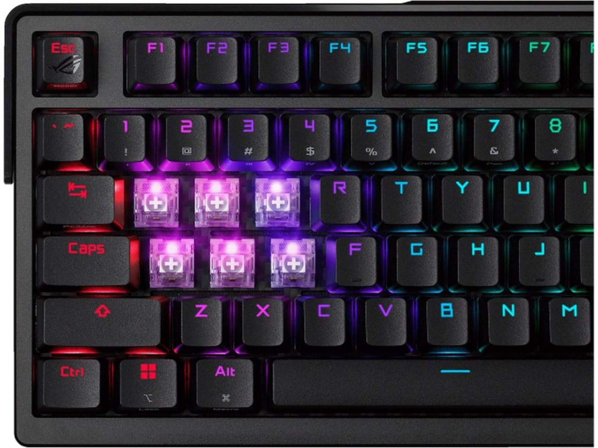 ASUS ROG Azoth Extreme RGB trådløst gaming tastatur (sort) Gamingtastatur