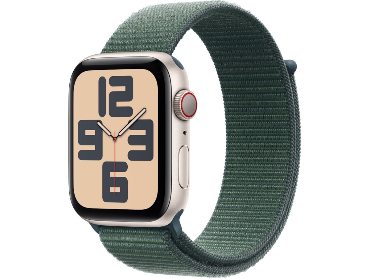 Apple Watch SE 44mm GPS + LTE Aluminium (stjerneskinn) Smartklokker