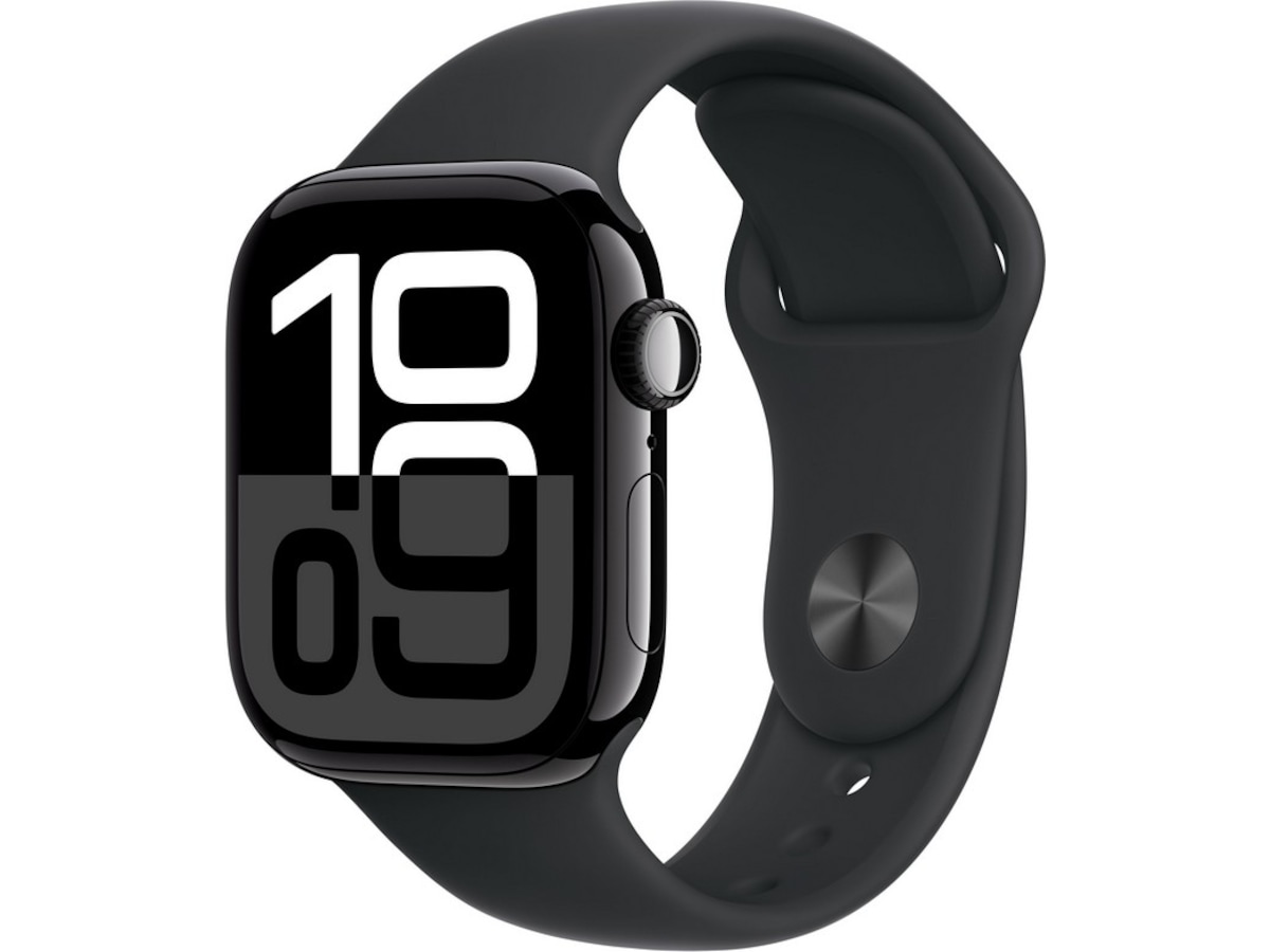 Apple Watch Series 10 GPS + LTE 42mm Aluminium (gagatsvart) Smartklokker