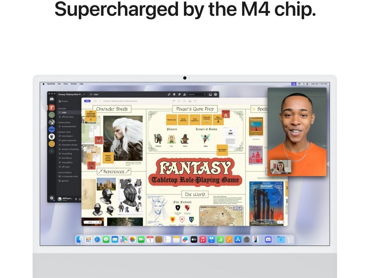 iMac 24 4.5K (2024) 512GB (sølv) Stasjonær PC