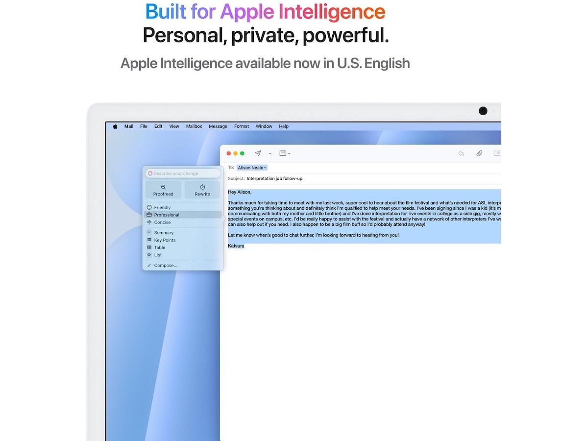 iMac 24 4.5K (2024) 256GB (blå) Stasjonær PC