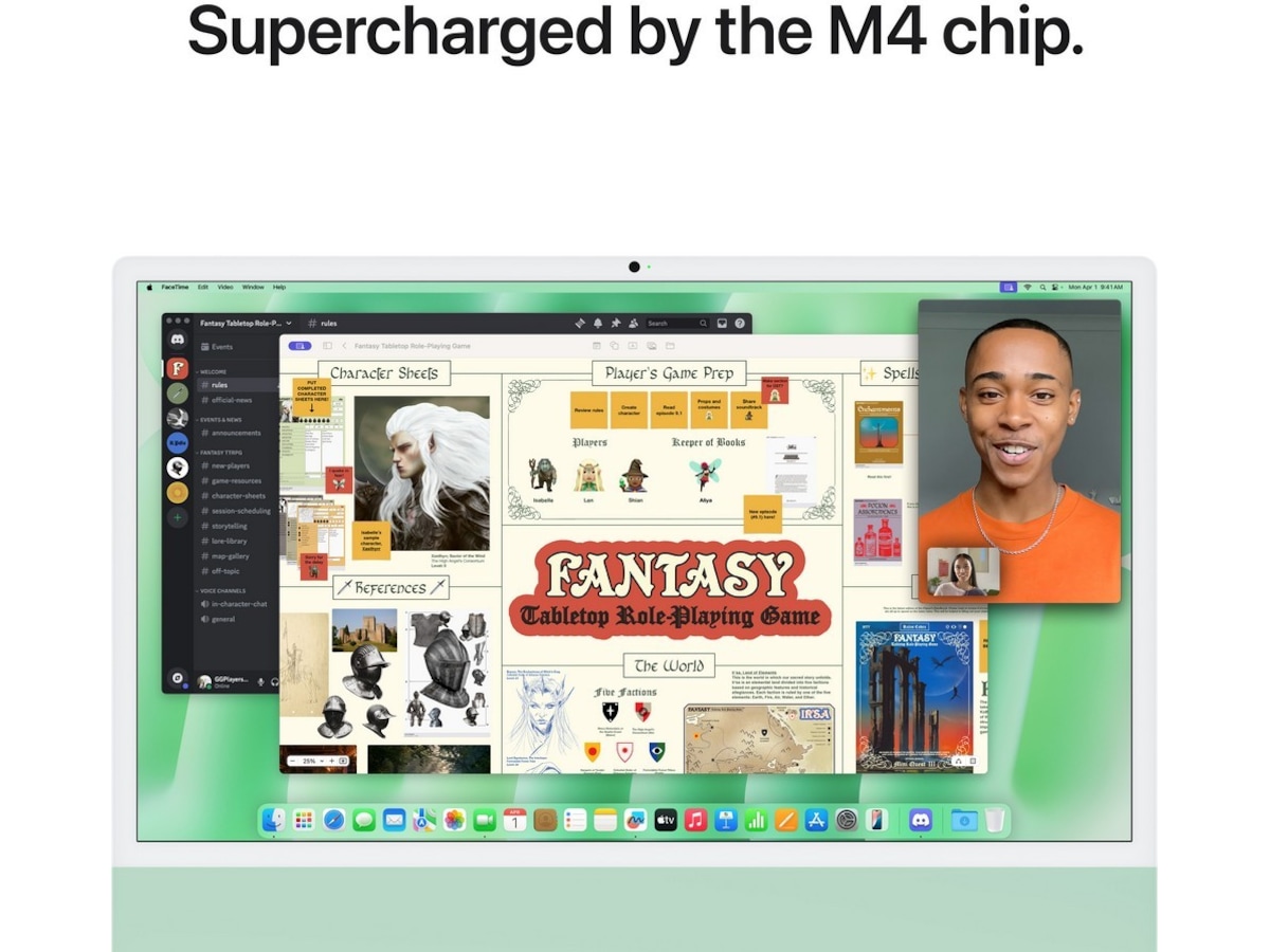 iMac 24 4.5K (2024) 512GB (grønn) Stasjonær PC