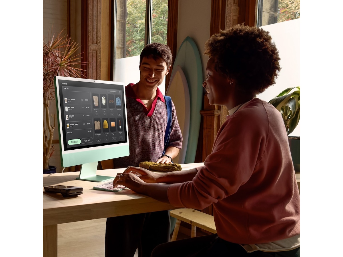 iMac 24 4.5K (2024) 512GB (sølv) Stasjonær PC