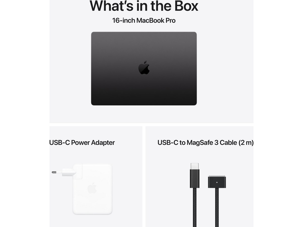 MacBook Pro 16 M4 Pro (2024) 512GB (stellarsvart) PC - Bærbar / laptop