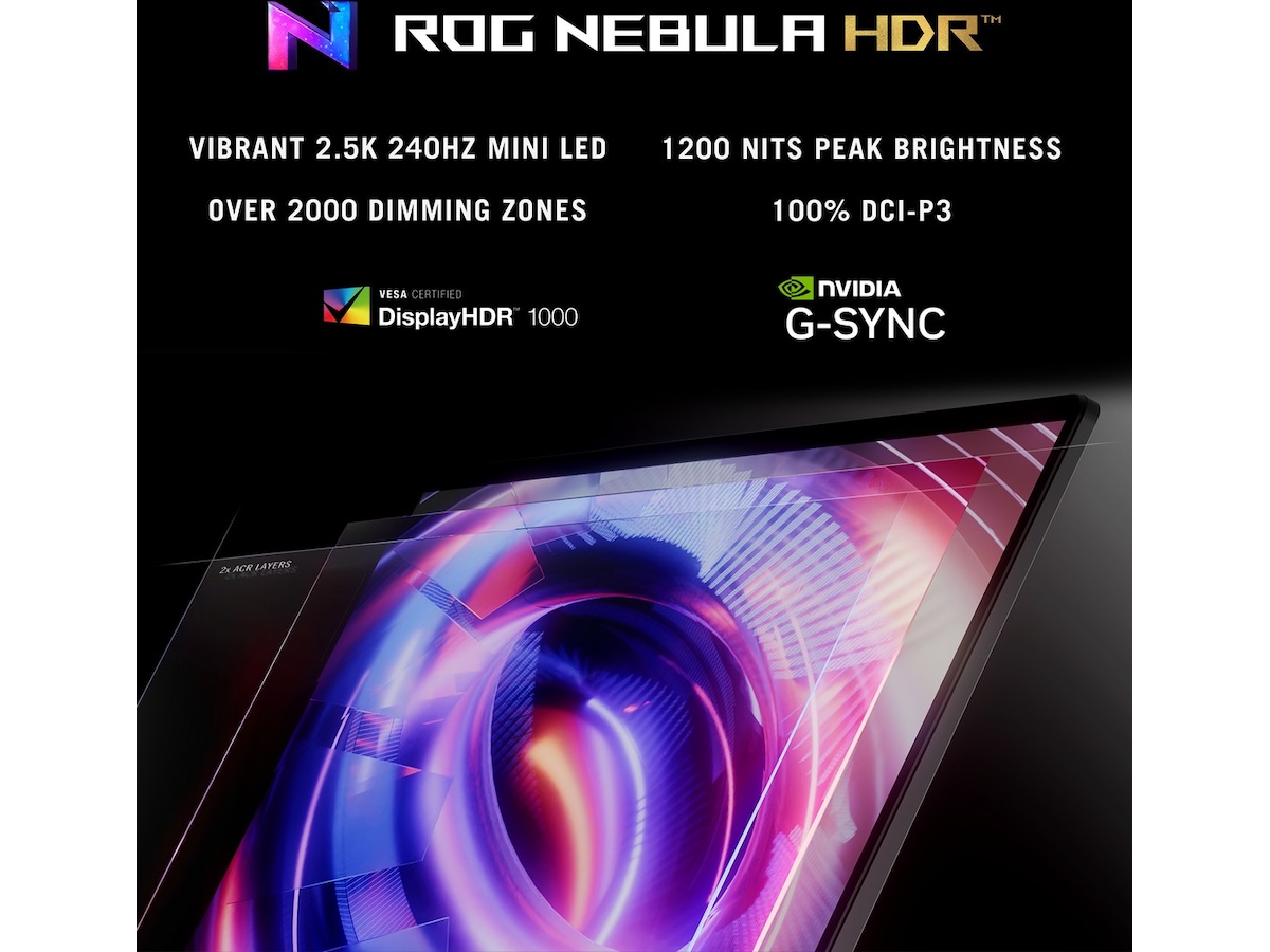 Asus ROG Strix SCAR 18" WQXGA 240 Hz Gaming laptop