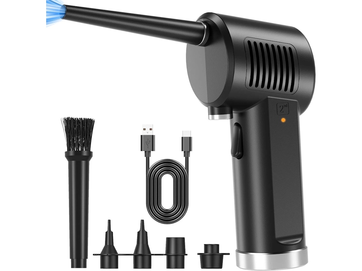 Mission SG 75W støv- og luftblåser (sort) Luft/vask/rens