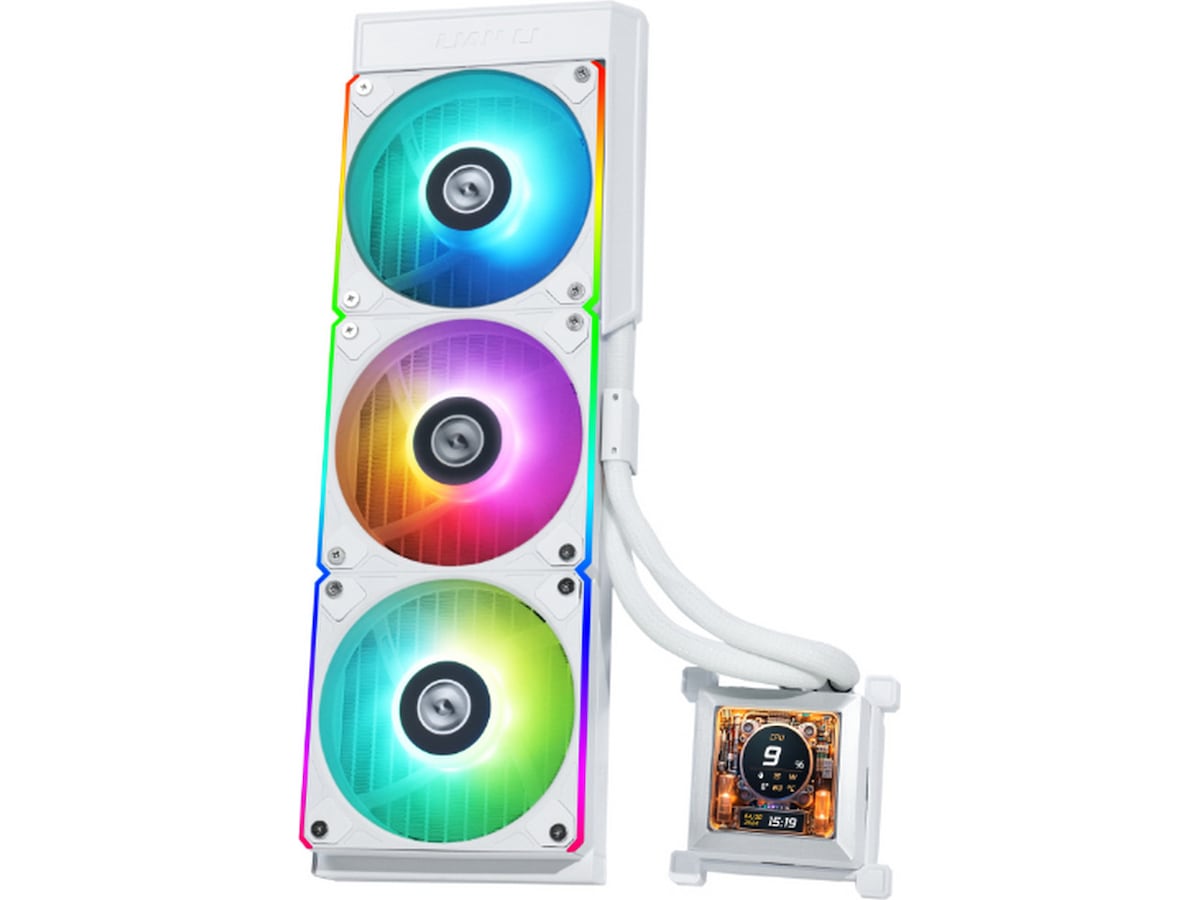 Lian Li HydroShift LCD 360N (hvit) CPU - Vannkjøling