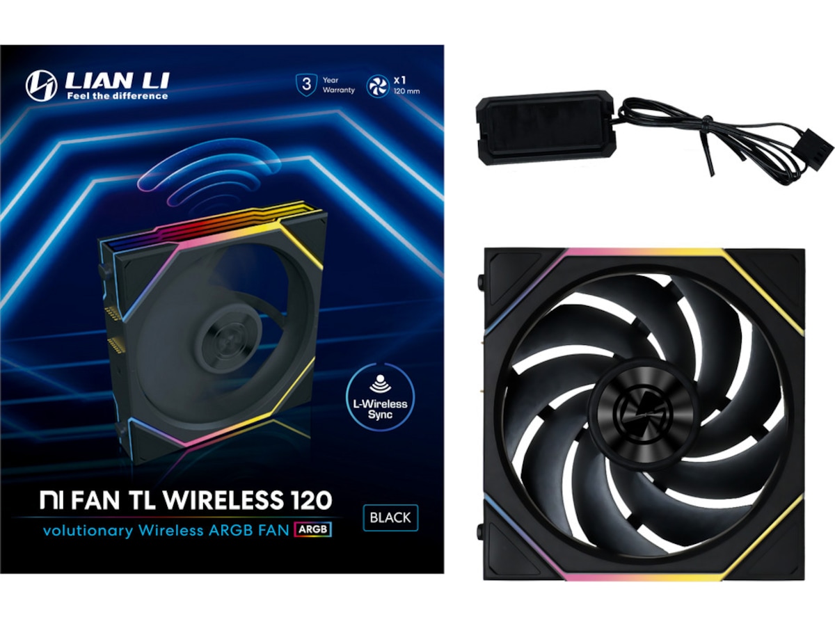 Lian Li UNI FAN TL Wireless (sort) Vifter
