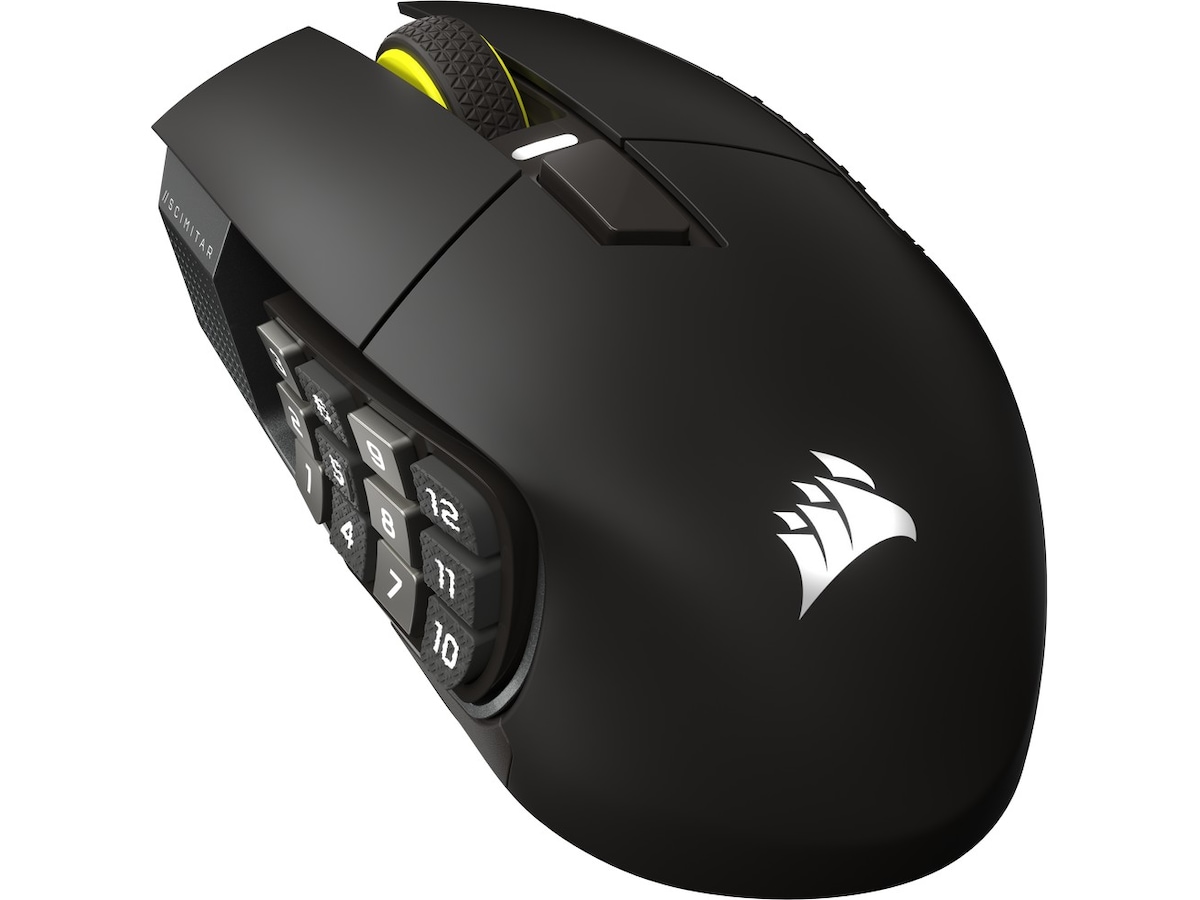 Corsair Scimitar Elite trådløs gamingmus (gun metal) Gamingmus