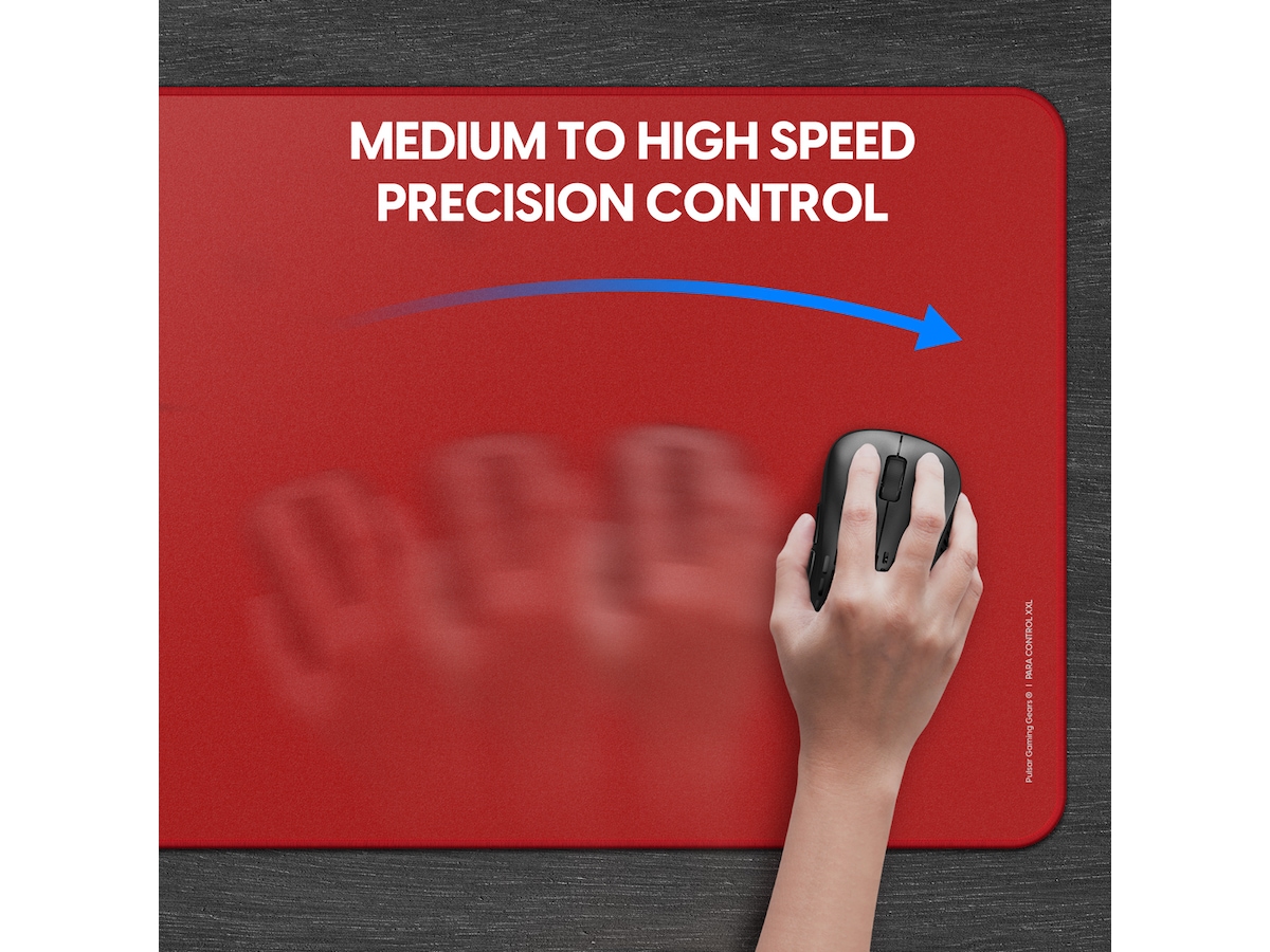 Pulsar Paracontrol XXL Musematte (rød) Gamingmusematte