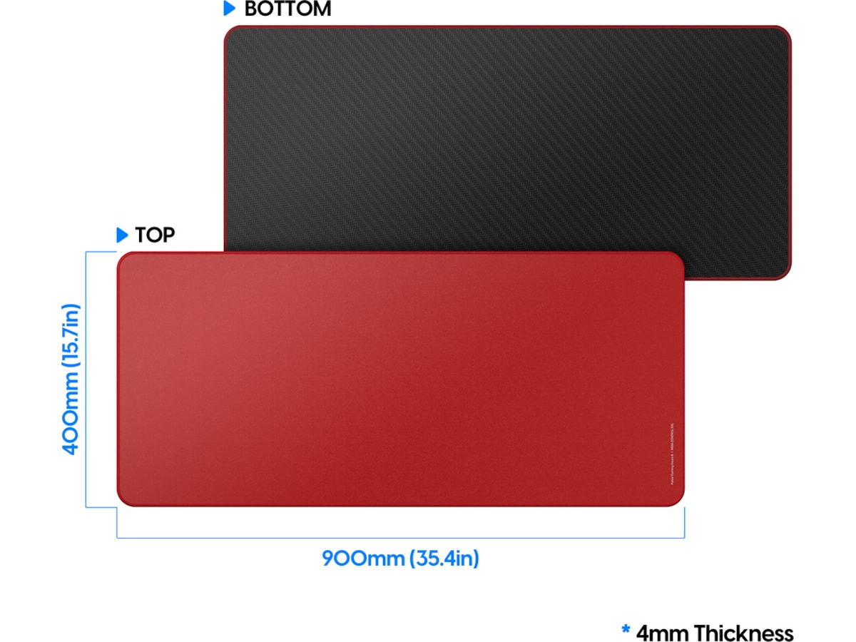 Pulsar Paracontrol XXL Musematte (rød) Gamingmusematte