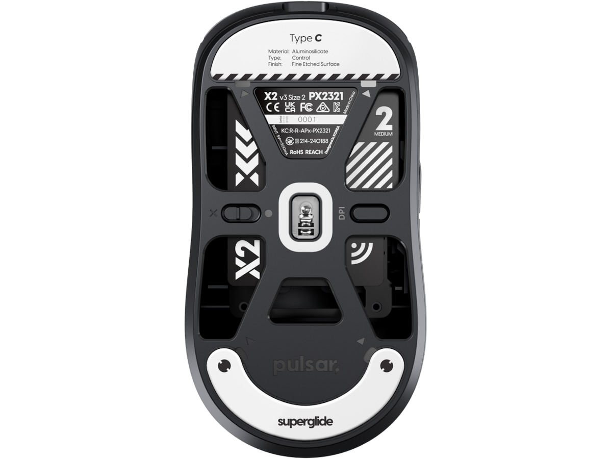 Pulsar Superglide Type-C X2 Series (hvit) Tilbehør til gaming- tastatur og mus