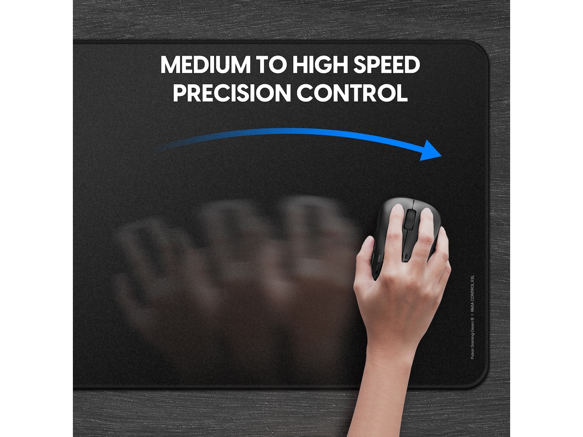 Pulsar Paracontrol XXL Musematte (sort) Gamingmusematte