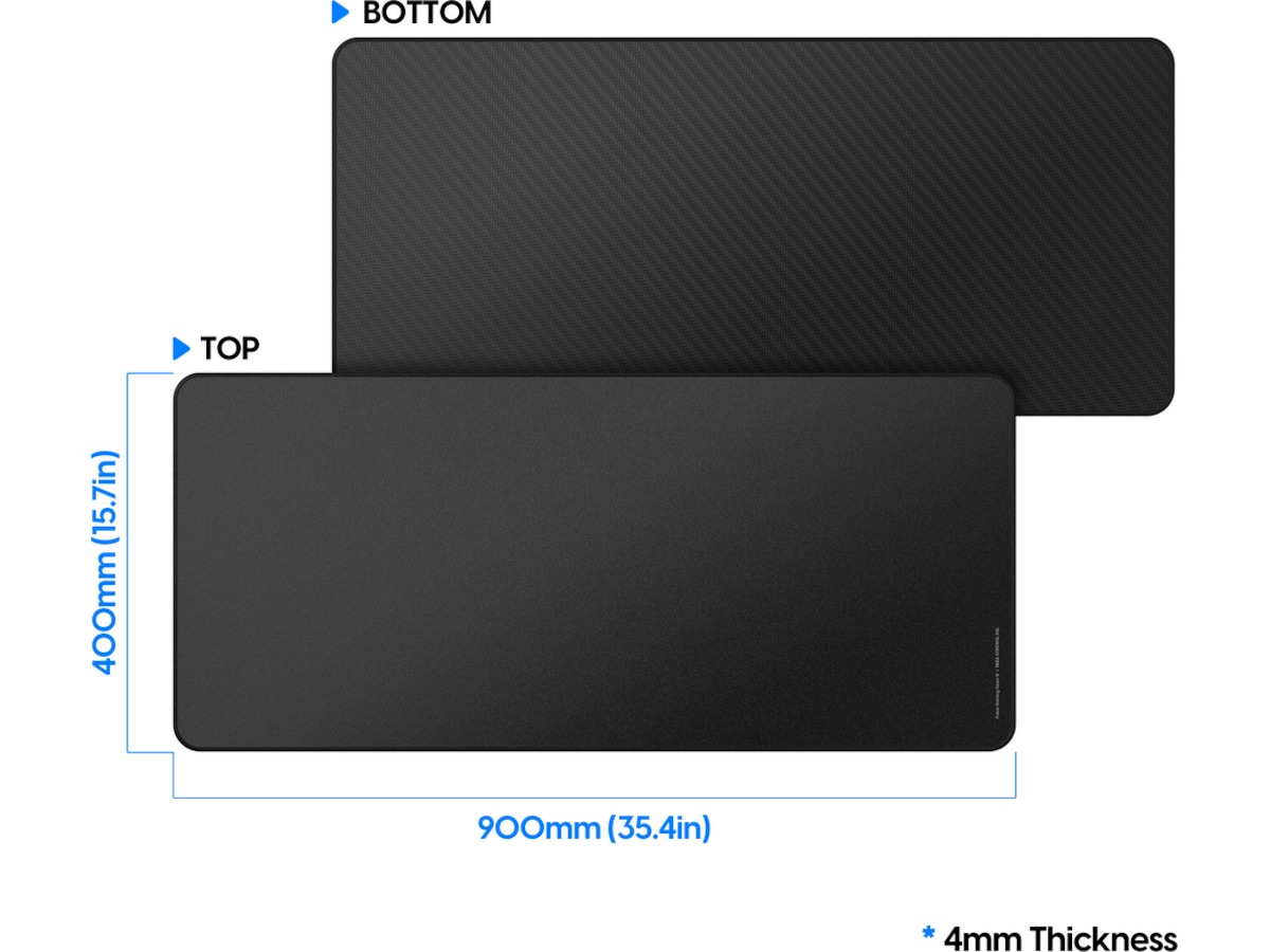 Pulsar Paracontrol XXL Musematte (sort) Gamingmusematte
