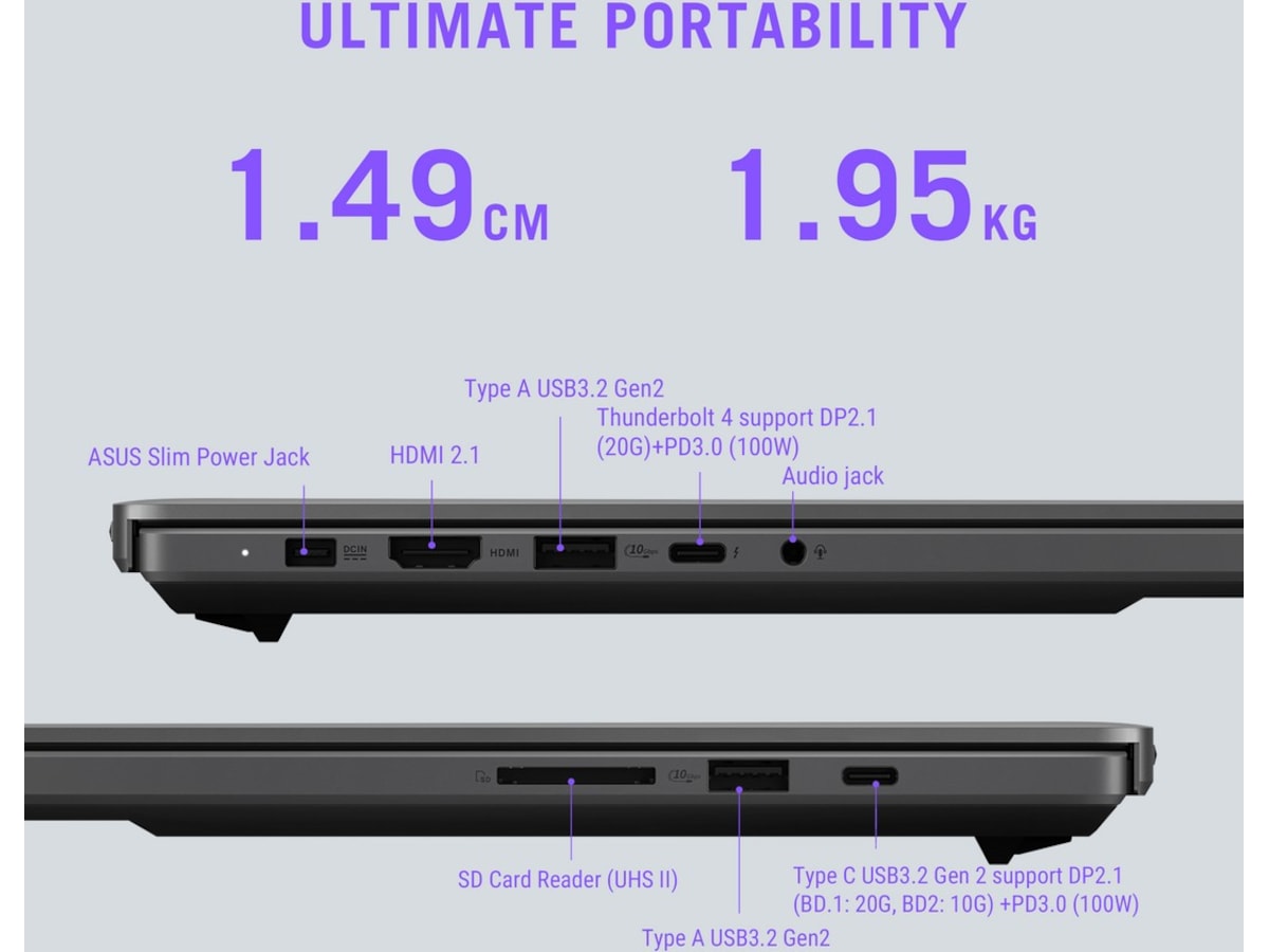 ASUS ROG Zephyrus G16 GU606AR 16" 2.5K OLED 240 Hz Gaming laptop