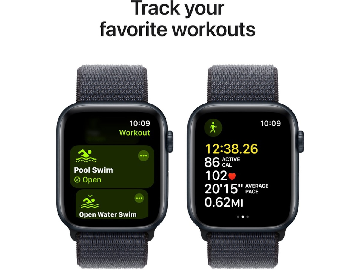 Apple Watch SE 44mm GPS  Aluminium (midnatt) -B-Grade Demo klokker