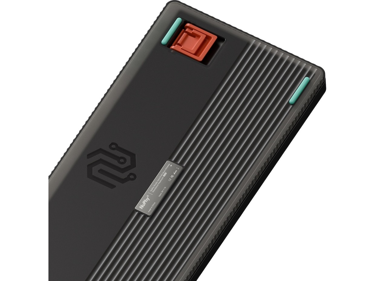 NuPhy Halo75 V2 trådløst gaming tastatur (Obsidian black/lemon) Gamingtastatur