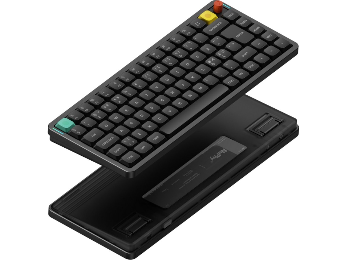 NuPhy Air75 V3 trådløst gaming tastatur (nebula black / red nano) Gamingtastatur