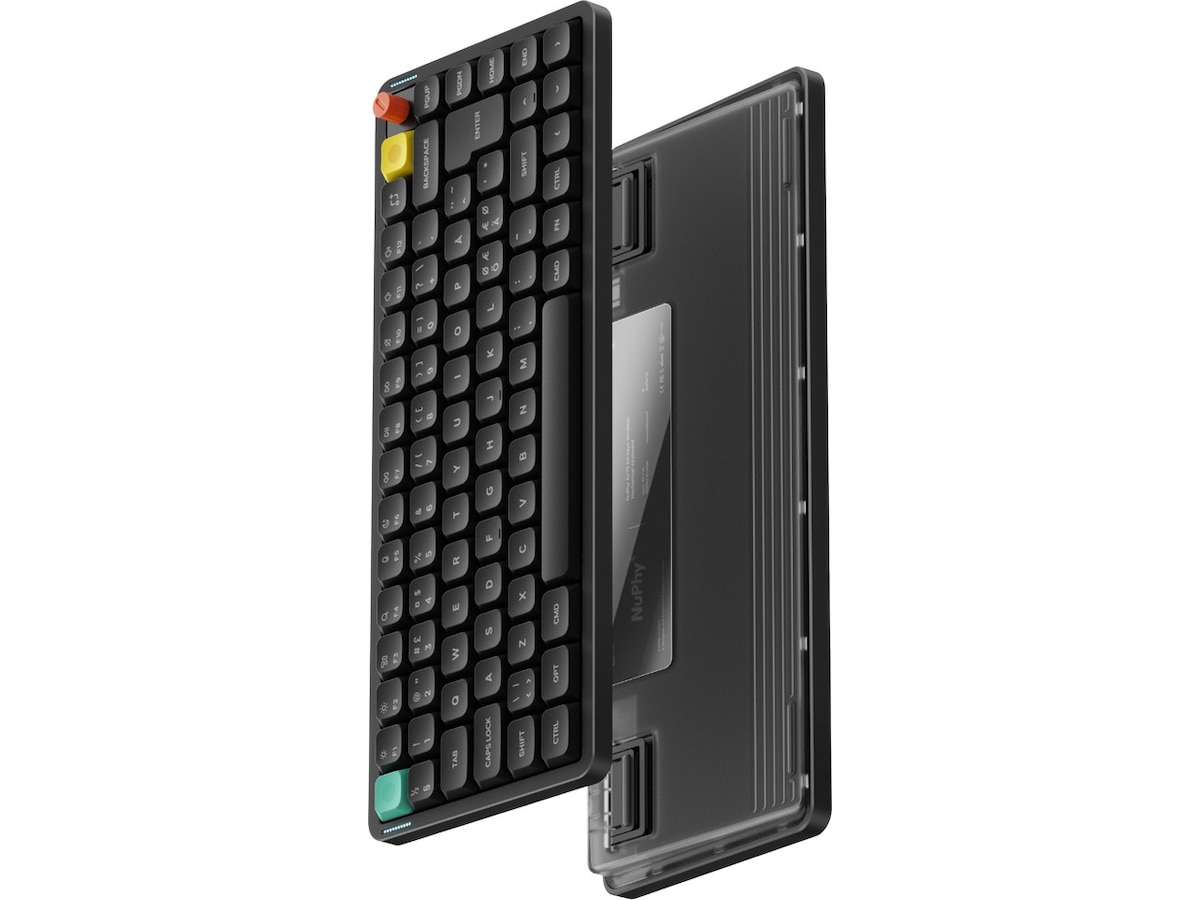 NuPhy Air75 V3 trådløst gaming tastatur (nebula black / red nano) Gamingtastatur
