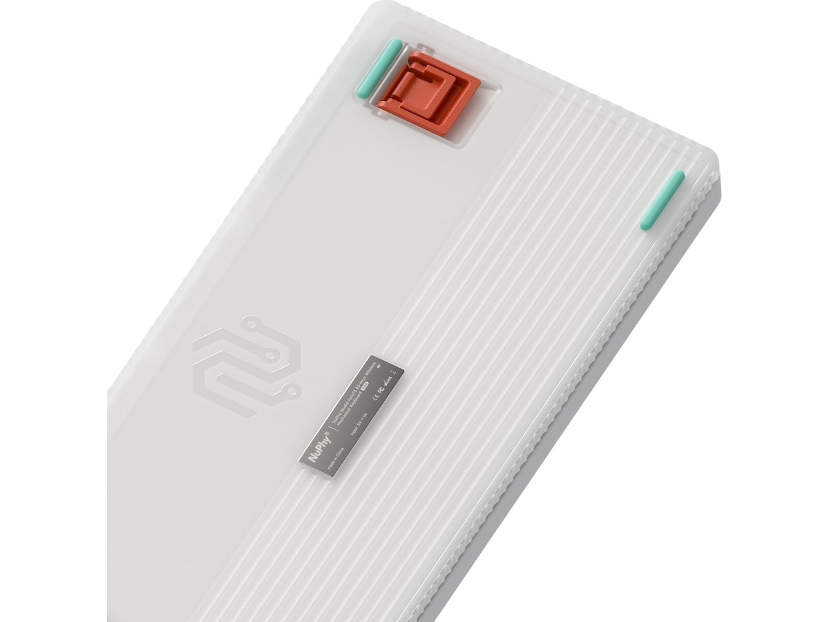 NuPhy Halo75 V2 trådløst gaming tastatur (Ionic white/raspberry) Gamingtastatur