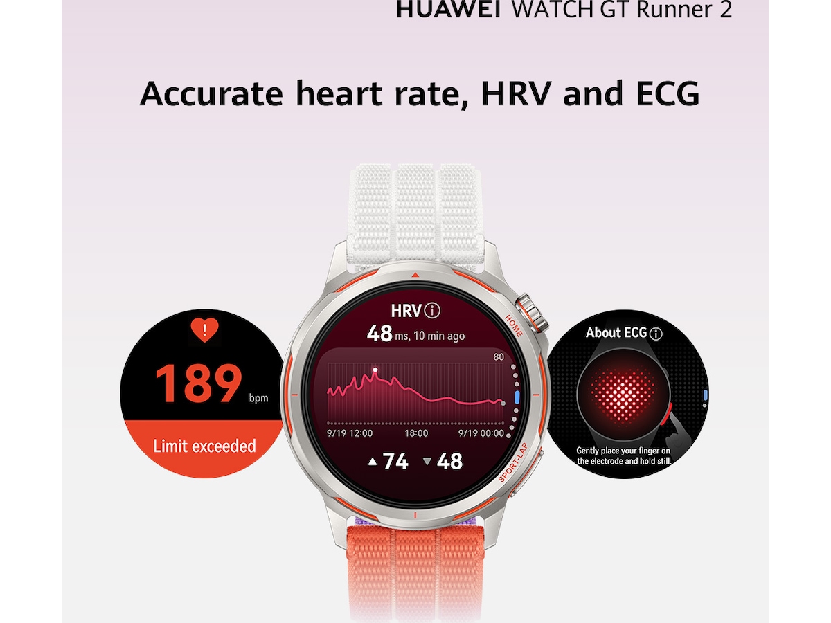 Huawei Watch GT Runner 2 43mm (oransje) Smartklokker