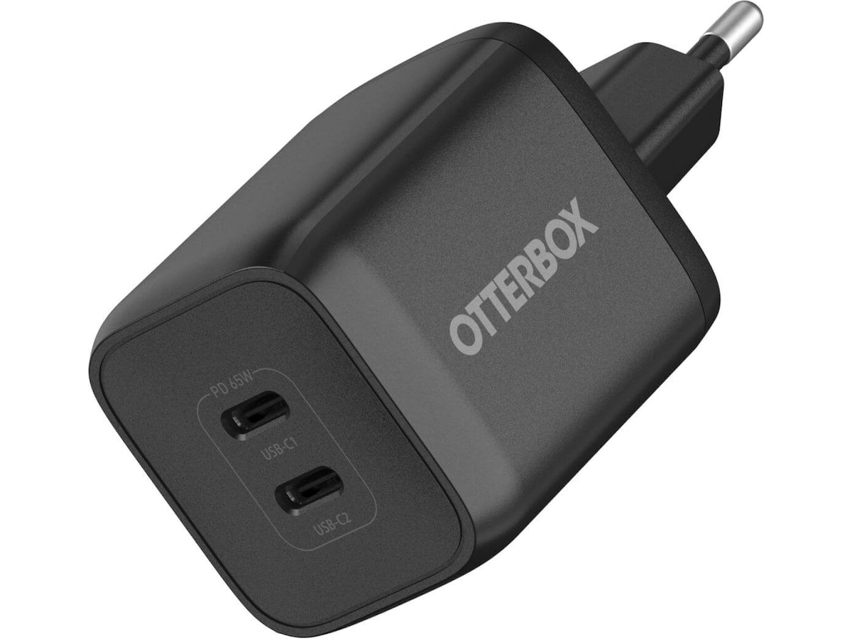 OtterBox GaN USB-C 65W Vegglader (sort) Mobilladere