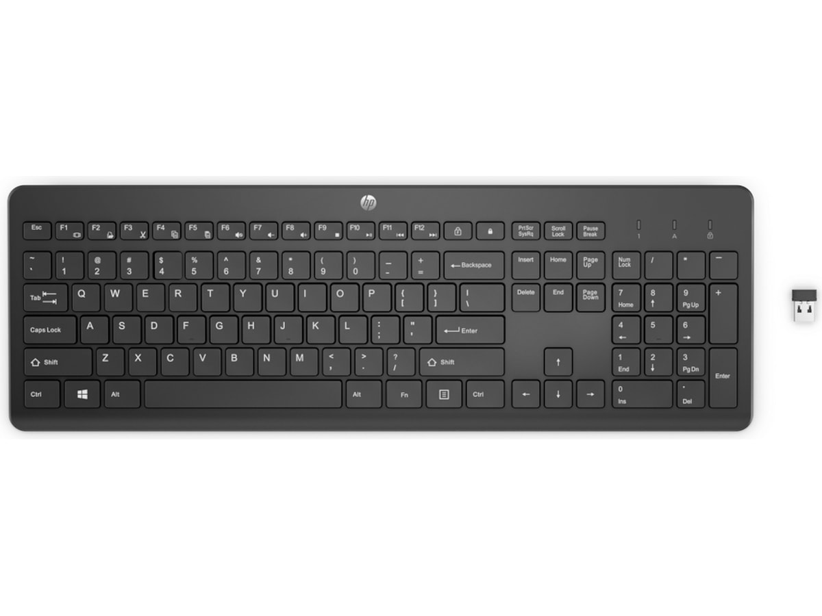 HP 230 trådløst tastatur (sort) Tastatur
