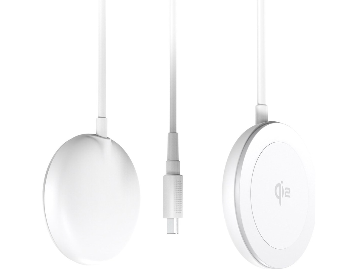 Andersson Qi2 15W Trådløs lader (hvit) Trådløs lader