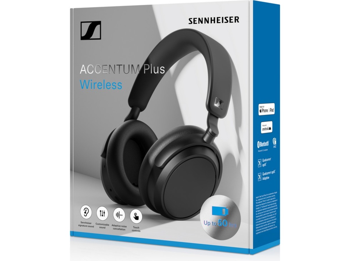 Sennheiser ACCENTUM Plus trådløse hodetelefoner, Over-Ear (sort) Hodetelefoner