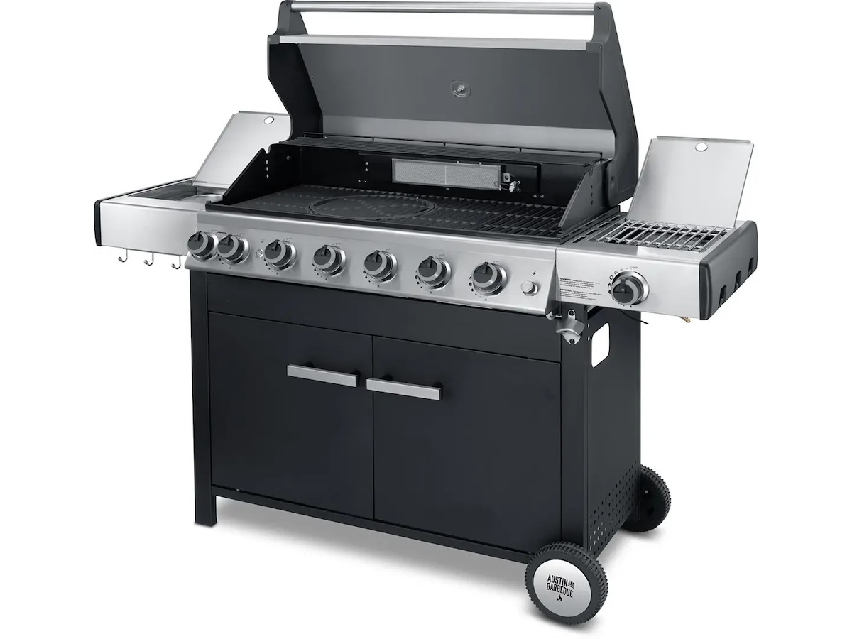Austin and Barbeque Gassgrill 6+2 brennere Grill